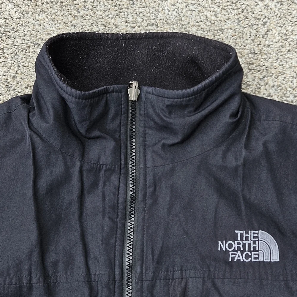 The North Face Summit Series Reversible Jacket Black Zip Up Coat Mens Size Small